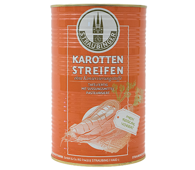 Carrot strips 4.250 ml