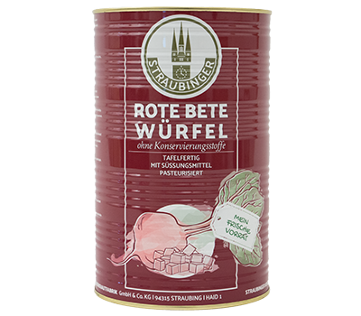 Beetroot cubes 4.250 ml
